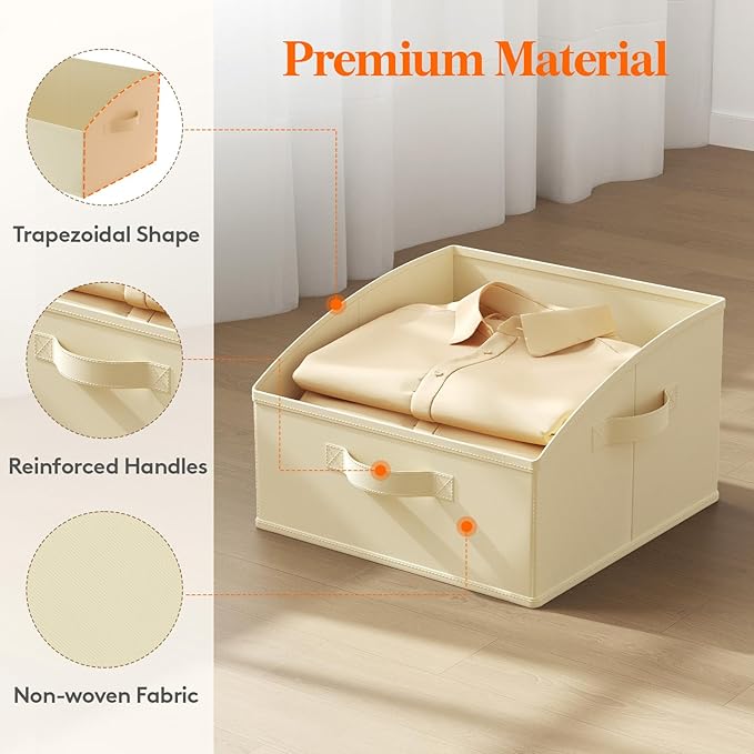 Lifewit Trapezoid Closet Storage Bins