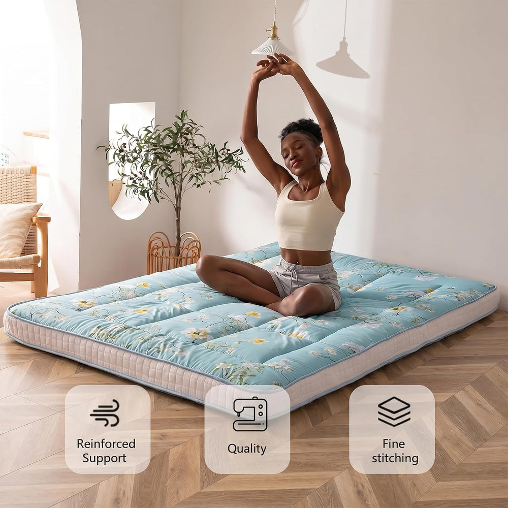 MAXYOYO Futon Mattress, Japanese Floor Mattress Folding Sleeping Pad