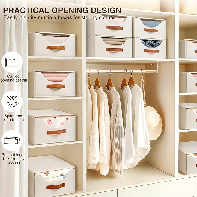 Homsorout Stackable Storage Drawers - Image 6