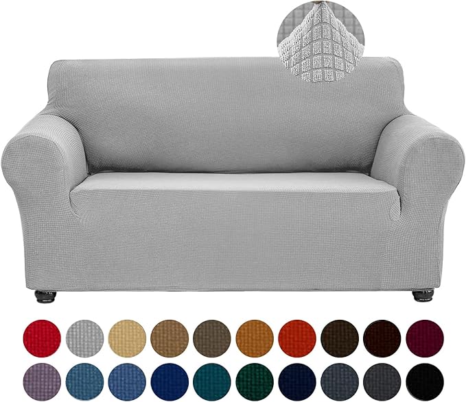Joccun Stretch Loveseat Couch Cover Slipcover, 1-Piece Sofa Cover by Joccun