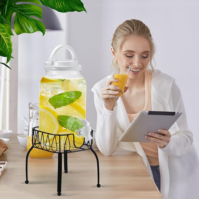 Tanlade 2 Pcs Plastic Drink Dispenser
