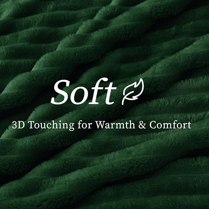 BEDELITE Twin Blanket for Couch & Bed, 300GSM Soft & Warm Fleece Blanket - Image 4