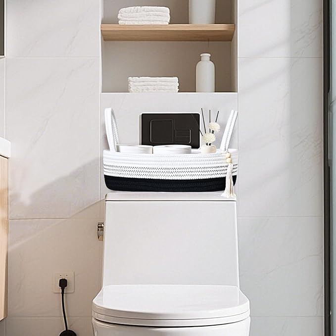 ABenkle Small Storage Basket for Toilet Tank Top - Image 3