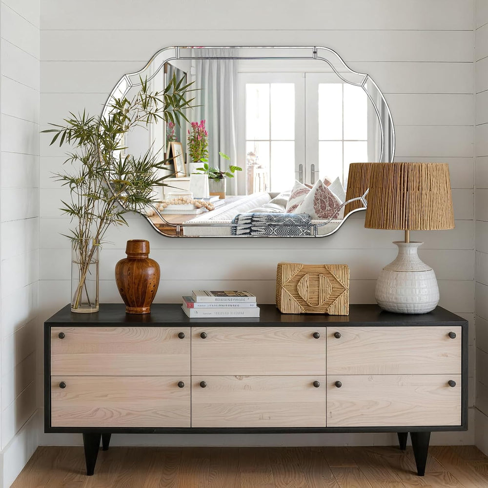 Large Mirror for Living Rroom, 55" x 35" Large Decorative Mirrors w...