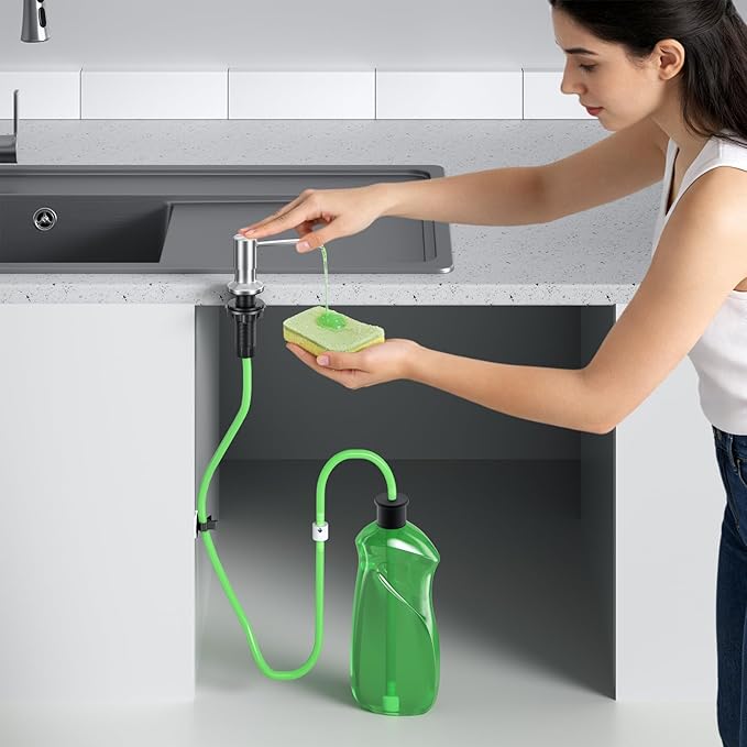 Kitchen Sink Soap Dispenser, Built in SoapDispenser, Counter Lotion Dispenser - Image 8