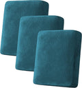 H.VERSAILTEX Velvet Stretch Couch Cushion Cover Plush Cushion Slipcover by HVERSAILTEX