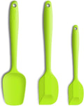 Silicone Spatula 3‑Piece Set Heat Resistant 600°F Non‑Stick Rubber Spatulas by ALLWIN-HOUSEWARE