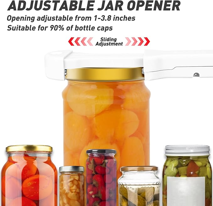 7 in 1 Jar Opener Bottle Opener and Wine Opener - Image 3