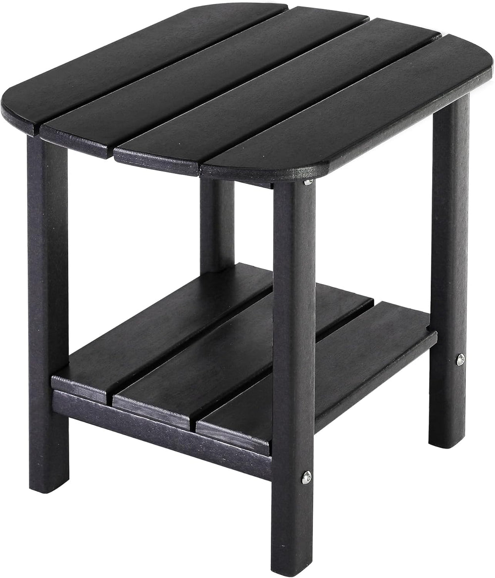 LZRS Double Adirondack Side Table, Outdoor Side Tables, End Tables for Patio,...