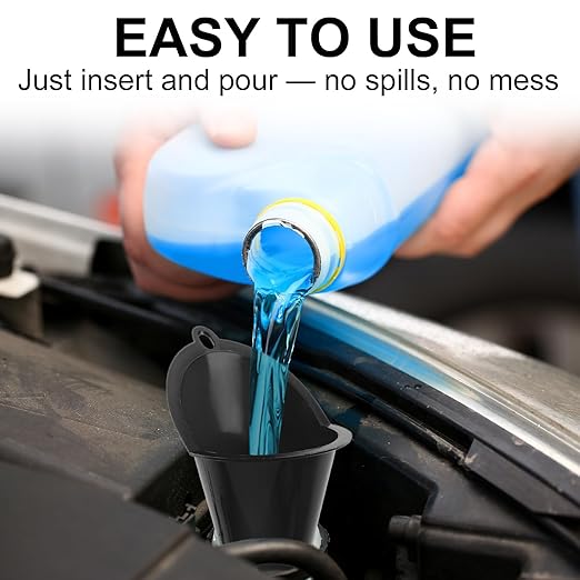 3-Pack Long-Neck Oil Funnels, Gas & Transmission Fluid - Image 6