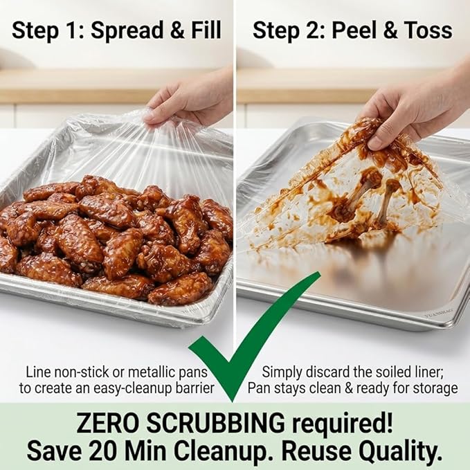 30Pcs Sheet Pan Covers for 24x16, 18x13 inch - Image 4