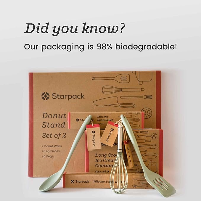 Starpack 'Scrape & Stir' Silicone Spatula Set - Image 8