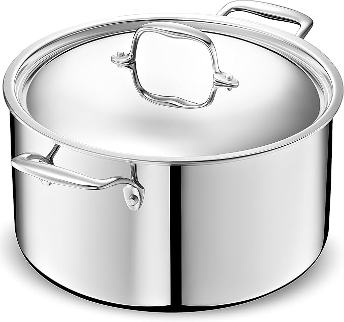 LEGEND COOKWARE 5-Ply Stainless Steel 10-Quart Stock Pot by LEGENDCOOKWARE
