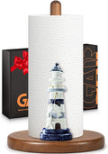 Lighthouse Paper Towel Holder, Nautical Coastal Beach Ocean Decor by Unknown