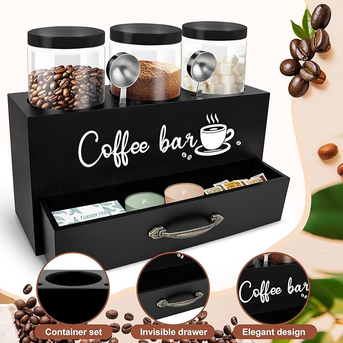 MACIFECI 54 oz Coffee Canister Set