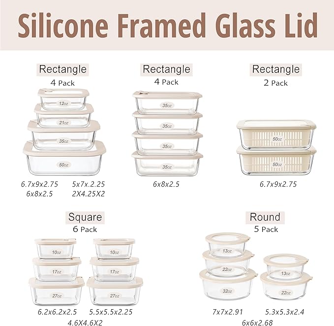Urban Green Glass Food Storage Containers - Image 3