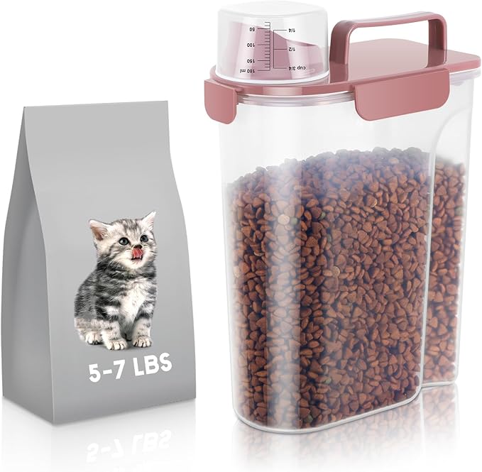 LEAWALK 5Lbs Airtight Cat Dog Food Storage Container - Image 9