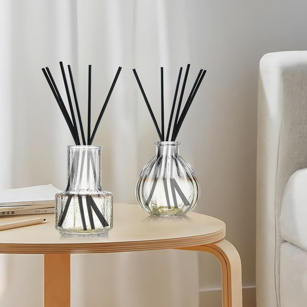 Glass Bud Vase Set of 32 Pcs, Vintage Clear Small Glass Vases for Flowers, Gl...