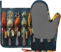 Various Herbs and Spices Oven Mitts and Pot Holders Sets Non-Slip Silicone by Unknown