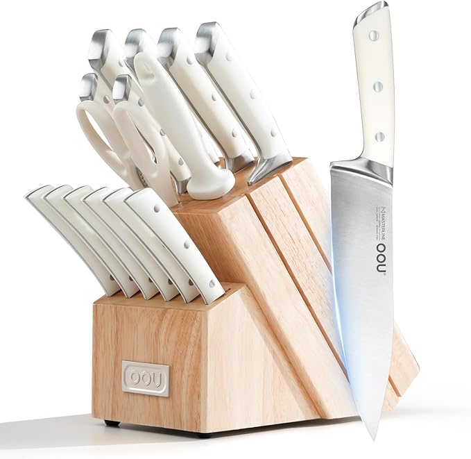OOU 2026 Master Line 15-Piece German High Carbon Steel Knife Set by OOU
