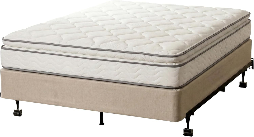 KB Designs Heavy Duty Adjustable Metal Bed Frame - 7 Legs Center Support, No ...