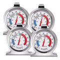 4PACK Refrigerator Thermometer -30-30 deg C/-20-80 deg F, Classic Fridge by PECULA