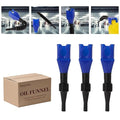 3-Pack Flexible Car Funnel for Oil Change, Retractable Snap-On Automotive Funnel by Unknown
