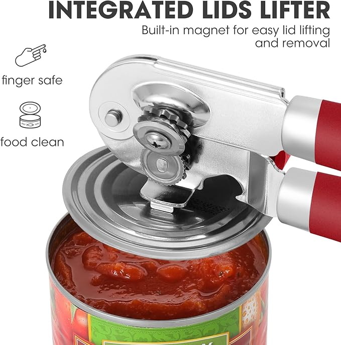 Manual Can Opener, UHIYEE Handheld Can Opener Heavy Duty - Image 5