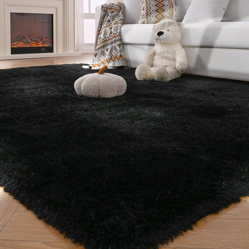 10x12 area rug living room black - large shown in use