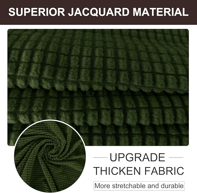 U-NICE HOME Oversized Stretch Loveseat Couch Cover Sofa Covers Washable Sofa - Image 4