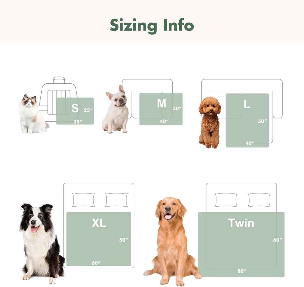 Soft Cozy Waterproof Dog Blanket for Large Dogs - Room Decor Pet Throw Blanke...