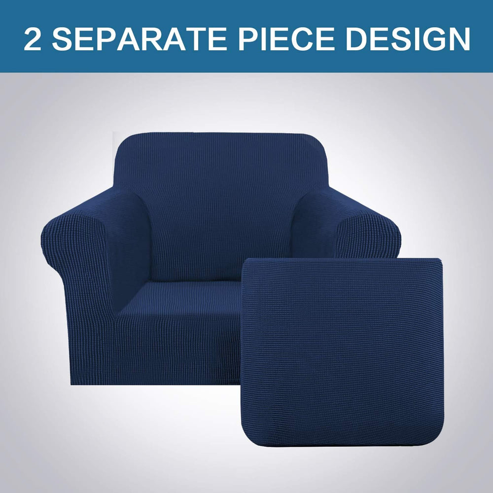 H.VERSAILTEX High Stretch 2-Piece Armchair Cover/Sofa Chair Covers/Slipcover ...