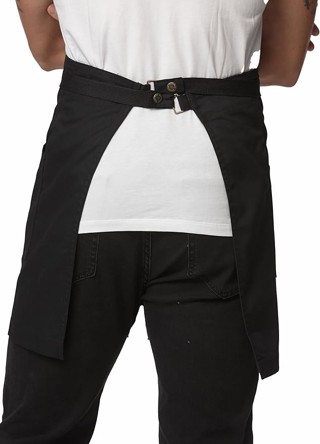 Unisex Waist Apron Half Bistro Apron Server Aprons - Image 2