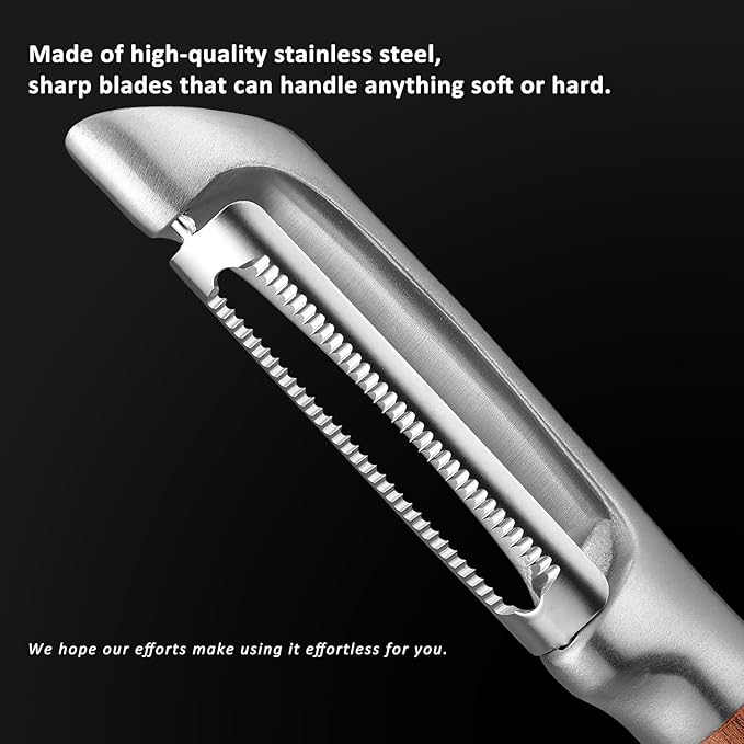Serrated Blade Premium I Type 304 Stainless Steel Multifunctional Kitchen - Image 4