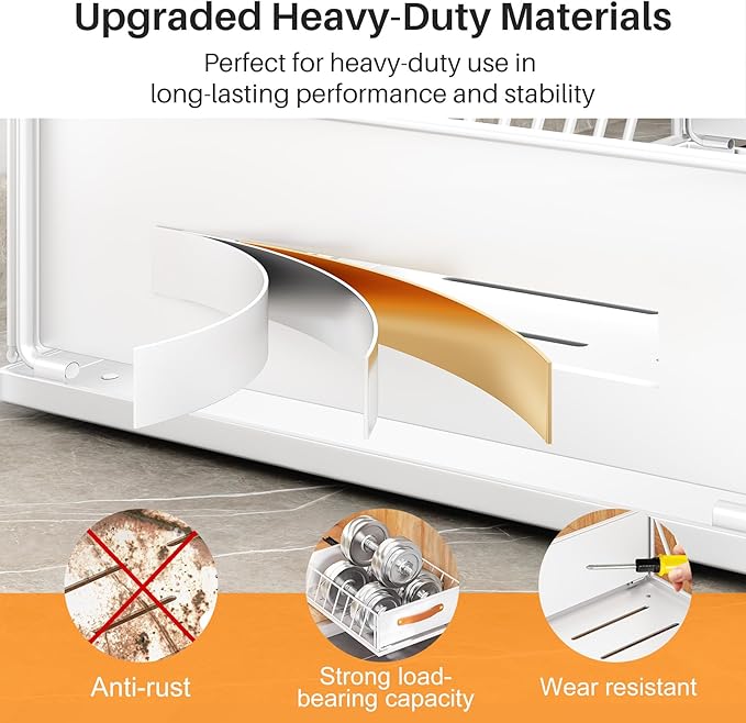 2Pack Pull out Cabinet Organizer, Heavy Duty Slide out Pantry Shelves Drawer - Image 6
