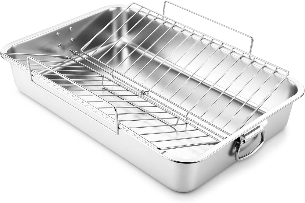 Teenyyou Extra Large Stainless Steel Turkey Roaster