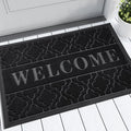Yimobra Welcome Mat Outdoor Indoor, All-Season Waterproof Front Door Mat by Yimobra