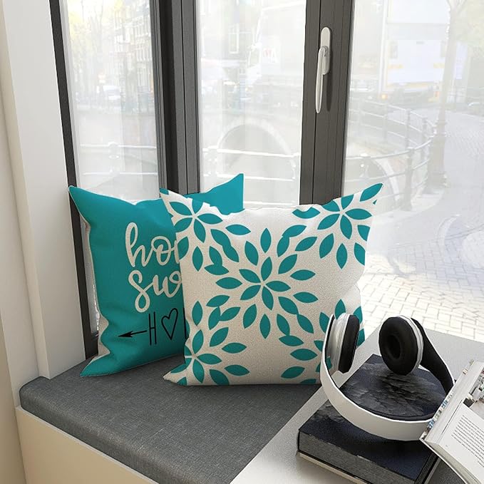 YCOLL Pillow Covers 18x18 Set of 4, Modern Sofa Throw Pillow Cover, Decorative - Image 3