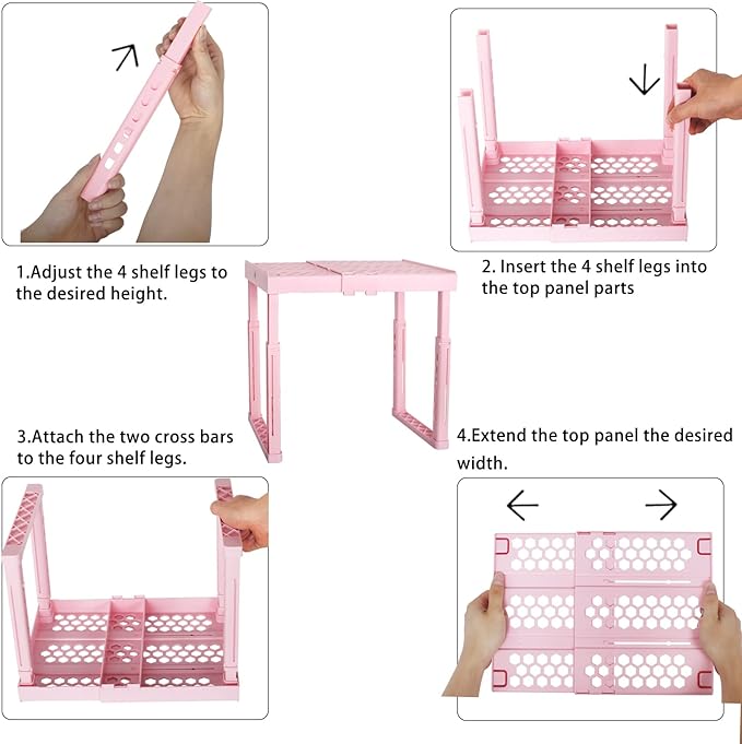 Svartur Locker Shelf Adjustable Height and Width, Locker Shelves - Image 5
