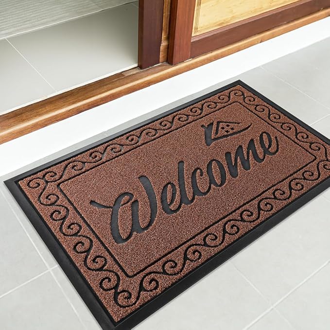 Yimobra Welcome Mat Outdoor Indoor, Waterproof Heavy Duty Front Door Mat - Image 7