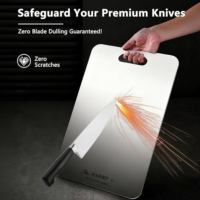 Titanium Cutting Boards for Kitchen, 100% Pure Titanium Cutting Boards - Image 6