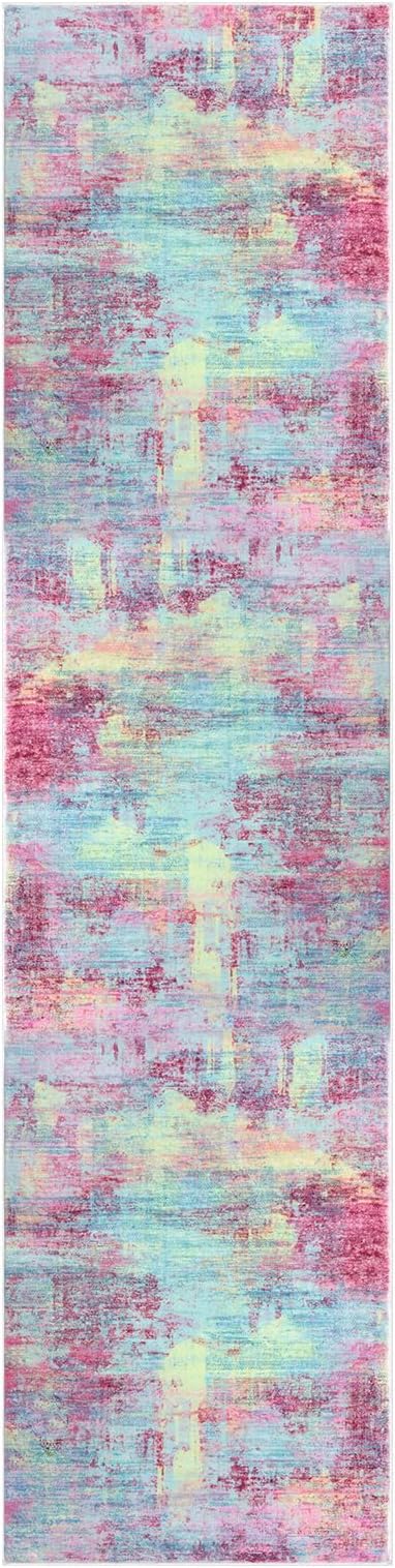 IOHOUZE Abstract Runner Rug 3x10 Ft Washable Runners - Image 9