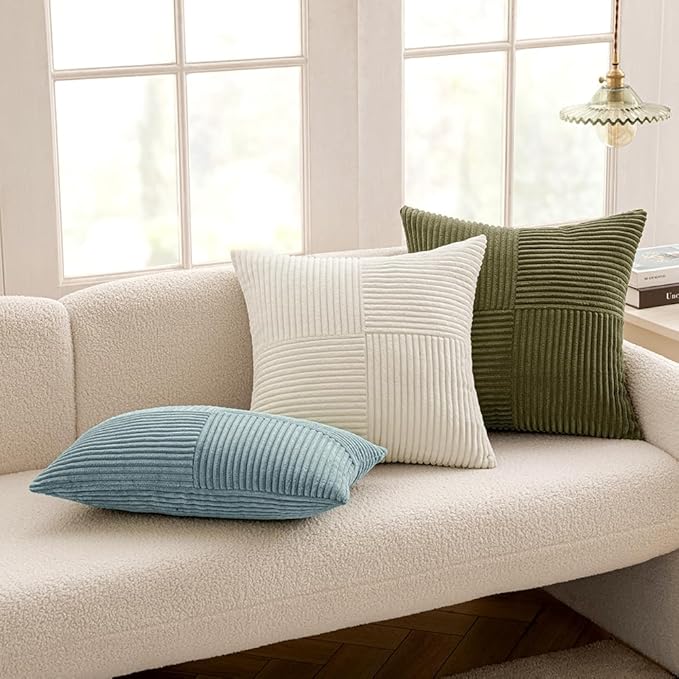 MIULEE Sky Blue Decorative Throw Pillow Covers 16x16 Inch - Image 5