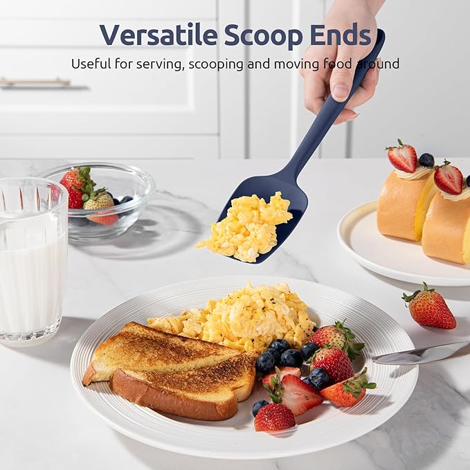 U-Taste Silicone Spoon Spatula Set, 600ºF High Heat Resistant Food Grade - Image 8