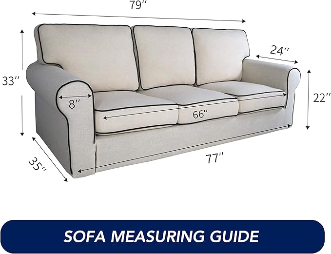 PureFit Reversible Quilted Sofa Cover, Water Resistant Slipcover Furniture - Image 6