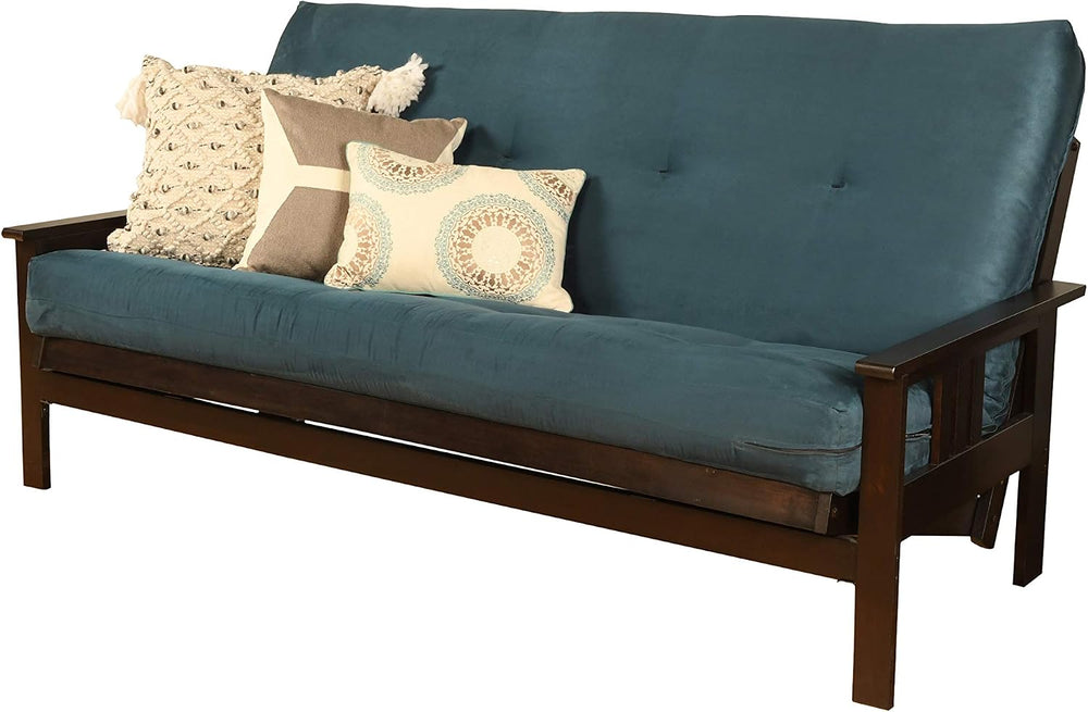 Kodiak Furniture Monterey Futon Set, No Drawers, with Espresso Base and Suede...