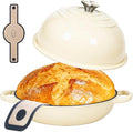 ONKO Dutch Oven For Sourdough Bread Baking, 6QT Enameled Cast Iron Dutch Oven by ONKO