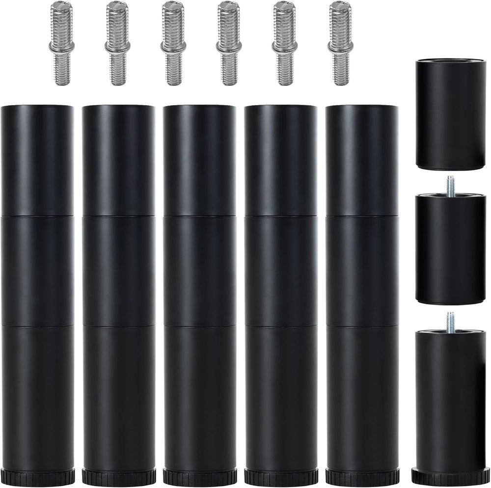 12 Inch Bed Legs Replacement for Adjustable Bed Base Frame Set of 6