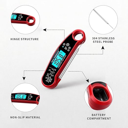 X&E Meat Thermometer Digital – Instant Read Food Thermometer - Image 6