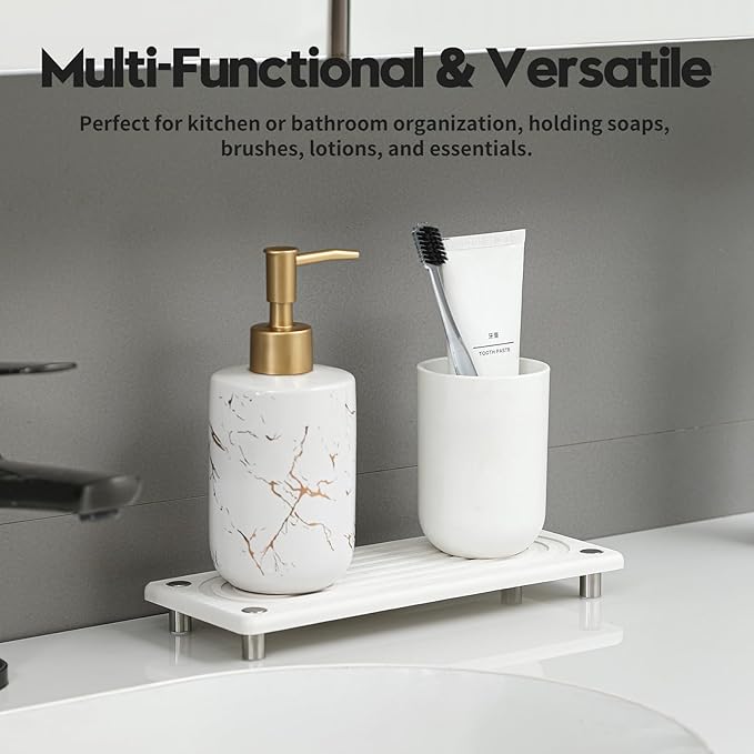 Razborci Water Absorbing Stone Sink Caddy, Diatomite Kitchen Sink Organizer - Image 7
